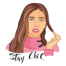 Stay chic. Fashion girl.
