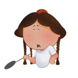 Стикер "Девочка"