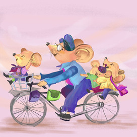 Детская иллюстрация животных