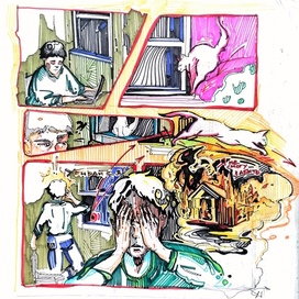 Воспоминания. мини-комикс