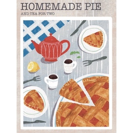 Домашний пирог: серия плакатов