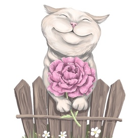 Котик  влюбленность