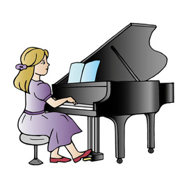 девочка с роялем