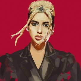 Dua Lipa portrait 