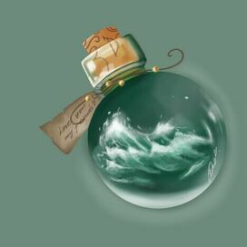 море в бутылочке