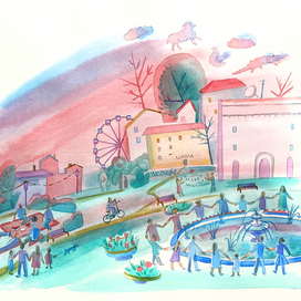Иллюстрация к сказке "Однажды в Капустине"