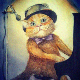 Кот-пианист