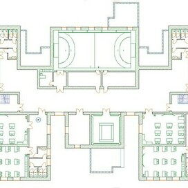 план 2 этажа школы