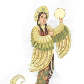 Манижа птица Гамаюн