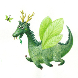 зеленый дракон