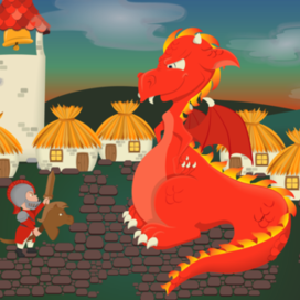 Medival village: battle of the dragons