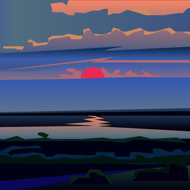 Векторный пейзаж