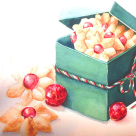 коробка печенья