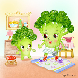 Новая книжка Greeny, the baby broccoli