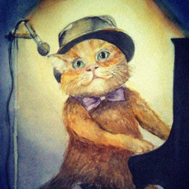 Кот-пианист
