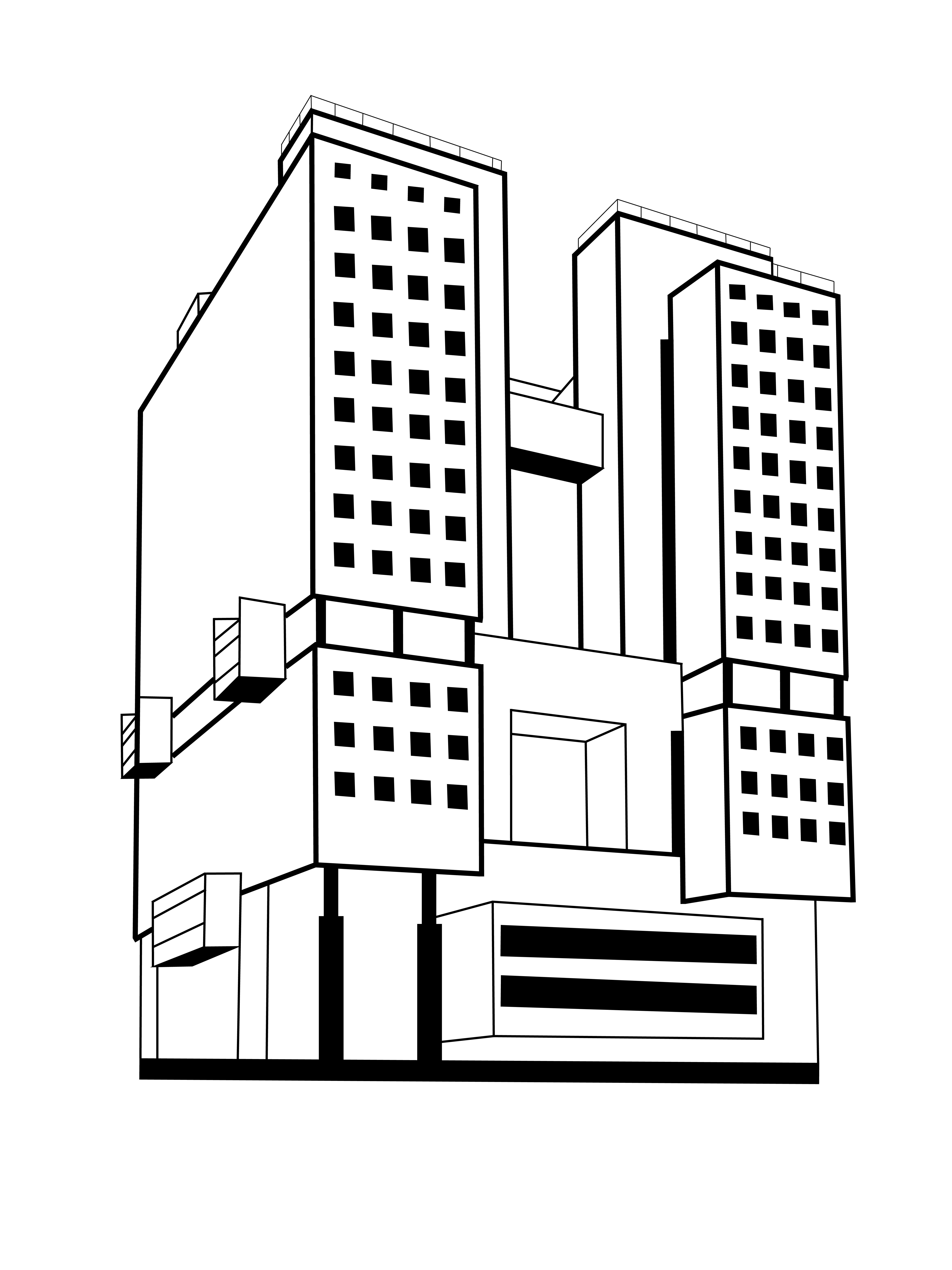 Места города в графике