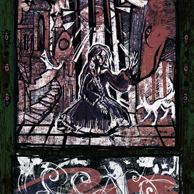 Царевна и Волк. Пушкин.