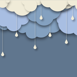 Обложка для десткой книги в стиле papercut 