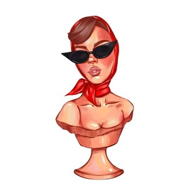 Дама в очках