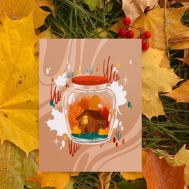 Осенняя открыточка :)