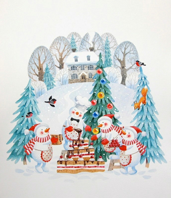 Иллюстрация Накануне. Скоро гости придут! | Illustrators.ru