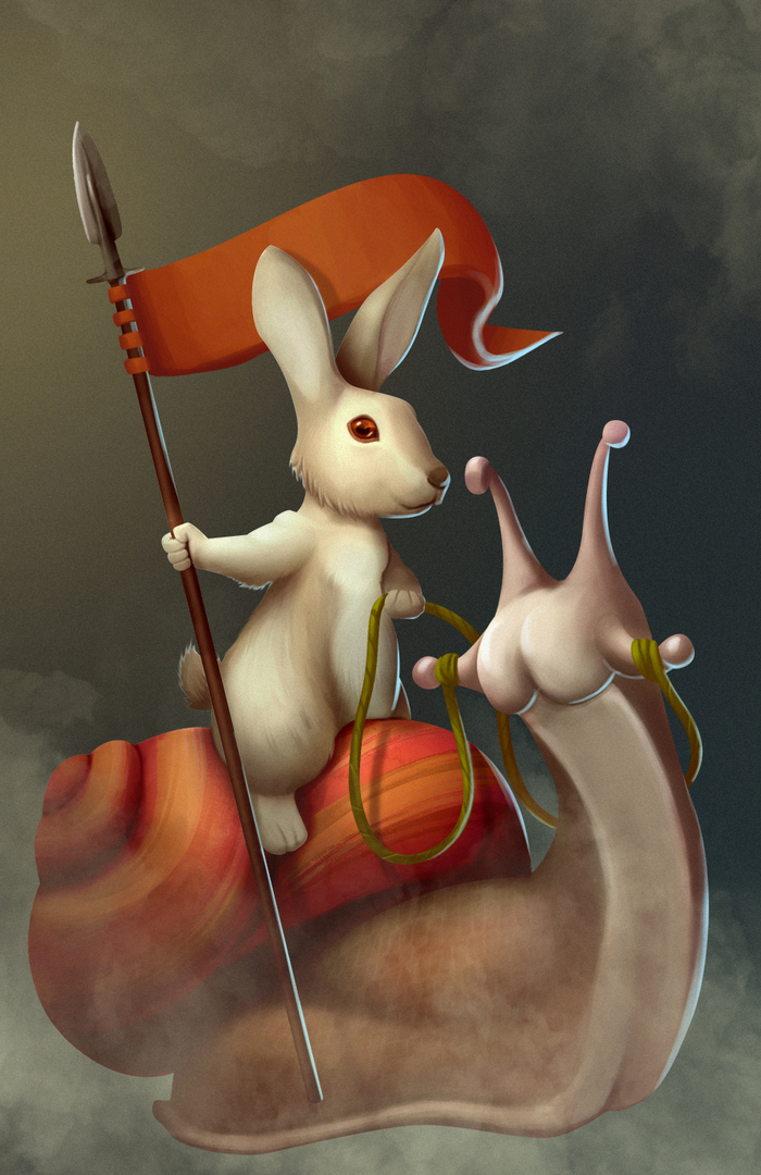 Иллюстрация Marginalis Rabbit в стиле животные | Illustrators.ru