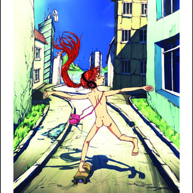 девочка в городе