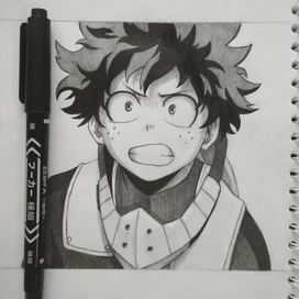 Midoria Izuku art