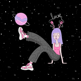 Cosmic girl character