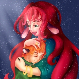 Мама с сынишкой