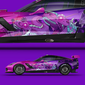 Дизайн для оклейки авто