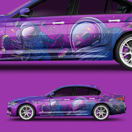 Дизайн для оклейки авто