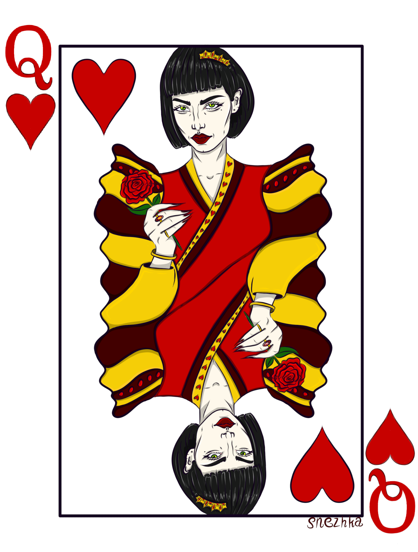 Червонная 2. Червонная дама стиль. Червонные карты. Червонная Королева схема вышивки. Иллюстрация карты Король и дама брутальные.