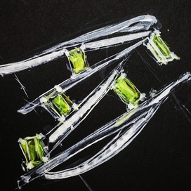 Браслет с гелиодором