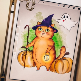 Кот Тихон и Хэллоуин