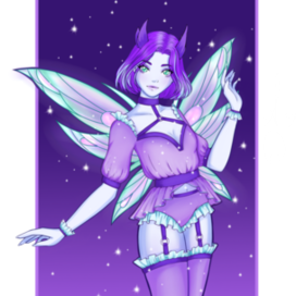 Anime fairy girl