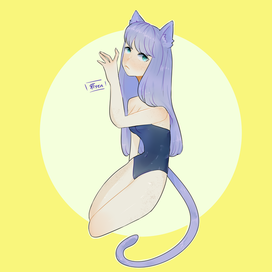 lilac neko