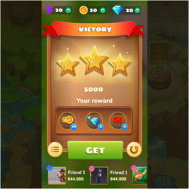UI/UX design for mobile game