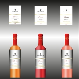 Дизайн этикетки для вина Фанагория