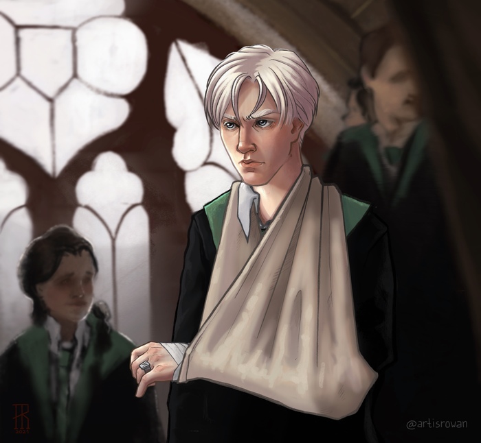 Иллюстрация Draco Malfoy в стиле 2d, cg, персонажи