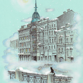 Петербург плывёт в тумане