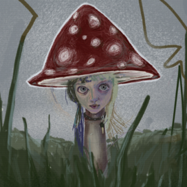 Cute toadstool