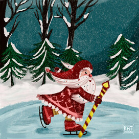 Санта на конках