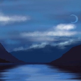 Горы в облаках 