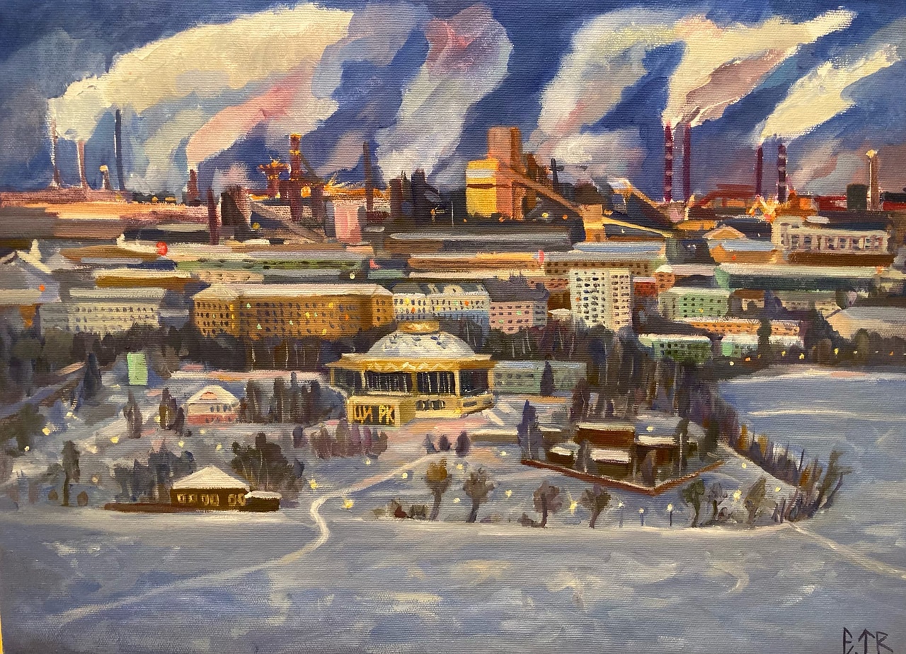 Зимняя панорама Нижнего Тагила