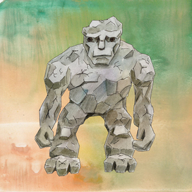 Голем кменный