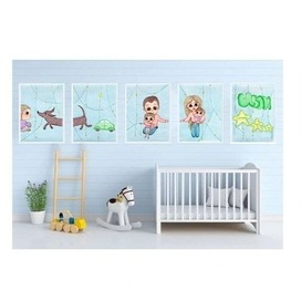 постер-метрика для детской комнаты