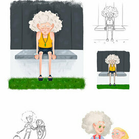 Процесс создания иллюстрации для книги