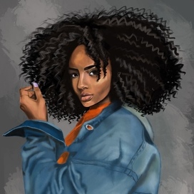 Девушка в джинсовке 