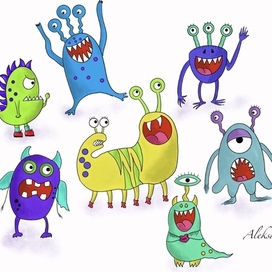 Funny monsters